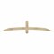 Ekena Millwork Bellingham Rough Sawn Timber Gable Bracket, Douglas Fir, 84"W x 17"H x 2"D x 4"F, 5/12 Pitch GBW084X17X0204BEL00RDF - alternate 1